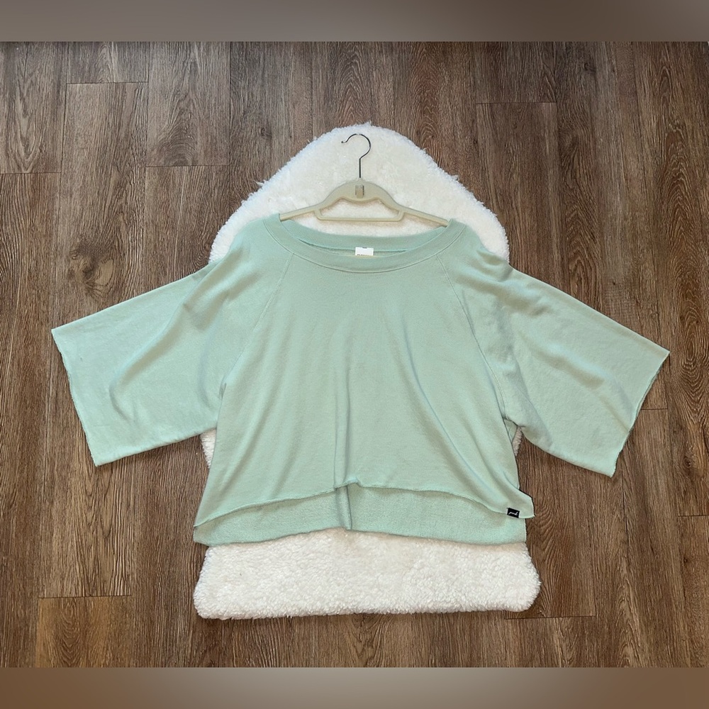 PINK Green Oversized Women’s Sweatshirt Size Large